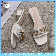 Classic korea Elegant Women's Heels Sandal Lady Block Heels