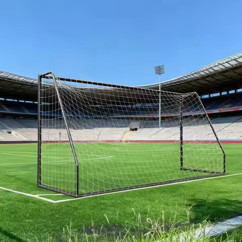 Soccer Goal 6 To 12 Ft Portable Backyard Soccer Goal With Net And Ground Stakes