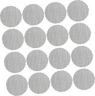 VANZACK 20pcs Flower Pot Bottom Mesh Flowerpot Mesh Pads Planter Screen Succulent Planter Suculentas Plant Pot Gaskets Desk Calendar Plastic Flower Pot Leakproof Soil Grid Mat Pe