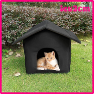 [LEUC3M] Outdoor Cat House Outdoor Cat House Weatherproof Indoor Dog House Thickened Weatherproof Tent Winter Warm Stray Cats Shelter