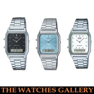 Casio Vintage Square Black Dial AQ-230A-1A / AQ-230A-2A1 / AQ-230A-7