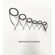 FUJI K-GUIDE ALCONITE SURF ROD SET