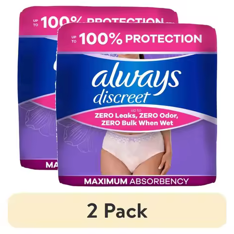 2 pack - Adult Diapers for Women Size S/M, 19 Count
