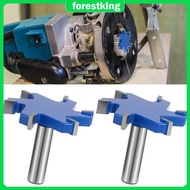 2Pcs Flattening Router Bit 6 Flute Efficient Surfacing Router Bit Rustproof Slab Flattening Router B