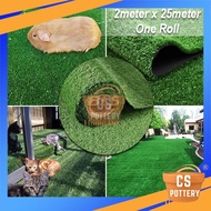 (2M X 25M) 7mm / 10mm DIY ARTIFICIAL GRASS ROLL FAKE SYNTHETIC GRASS