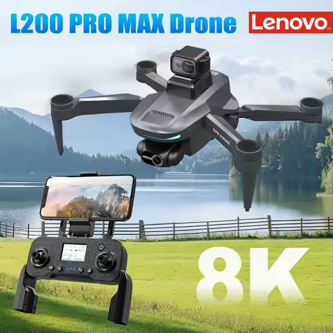 Lenovo L200 PRO MAX GPS Drone 4K HD Dual Camera Professional GPS UAV 2Axis Gimbal Brushless Motor FP