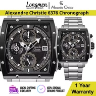 [Klang Longmen] Alexandre Christie AC6376MCB AC6376 AC 6376 MCB 6376MCB Chronograph Silver Men's Watch