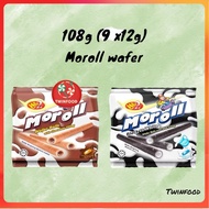 (108g/12g x 9 Packs) Win2 Moroll Wafer Rolls Halal (TF)