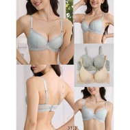 FELANCY Women's Underwire Bra 3 Cup 4 Thin Foam Size 36C 36D 38D Smooth Soft Underwear / Underwear 3