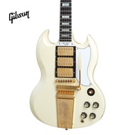 GIBSON 1963 LES PAUL SG CUSTOM REISSUE 3-PICKUP WITH MAESTRO VIBROLA VOS ELECTRIC GUITAR - CLASSIC W
