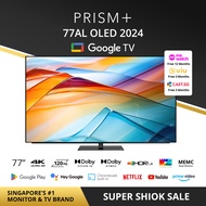 PRISM+ 77AL OLED | Google TV | 77 inch | Quantum Colors | Google Playstore | HDR10+ | Dolby Vision | Dolby Atmos