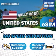 [Yoho] USA eSIM | Daily 1-3GB High-Speed | 1-30 Days Stay Connected | Yoho Mobile Official Store