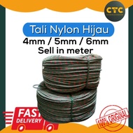 Tali Nylon Hijau / Nylon PE Rope / Tali PE / Tali Nylon / Tali Hijau / Tali PE Nylon / Green String 