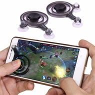 Analog Joystick On-screen Mobile Game For Smartphones 2 Pcs Black