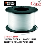 BLACK AND DECKER A6046 37.5M 1.5MM GRASS TRIMMER CUTTER NYLON SPOOL LINE REFILL GL300 GL4525 GL5530 