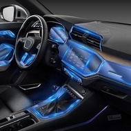 For Audi Q3 G2B 2019-2023 Car Gearbox Panel Navigation Screen Automotive Interior TPU Protective Fil