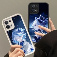 YZ-43Genshin Impact Cool Casing for OPPO Reno Find X5 8 K9X F21 F21S 7 Pro Lite 5G