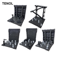 [TENOL] Garage Battle Base Scene Diorama Base DIY Combination Doll Display Background