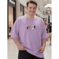 2Y938 [AIYOU] Lelaki Baju T Shirt Men Tshirt XL-5XL   Korean Style Clothes Men's Plus Size T-shirts 