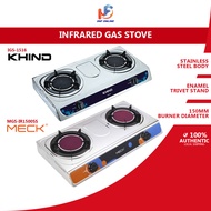 Khind / Meck Infrared Gas Stove IGS1516 MGS-IR1500SS
