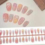 Moonlight Magnetic Fake Nails Tips Press On Nails Gel False Tips Handmade Artificial Nail H8w3
