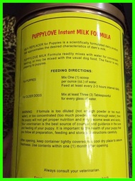 ➴ ✅ ◇ Puppy Love Milk Replacement
