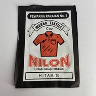 Wenter NILON Hitam 10 Wantex Pewarna Kain Pakaian Textil Permanen