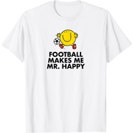 Mr. Children's T-shirt Men Little Miss Football Makes Me Mr Happy T-Shirt Fashion Tops for Boys Girl