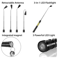 Senter LED Telescopic Fleksibel Magnetic Teleskopik Flashlight Magnet - Lampu Penerangan Flexible Ma