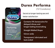 Condom Durex Performa, Extended Pleasure (1 Kotak Isi 12 Sachet)
