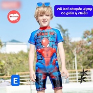 One-piece swimsuit for superhero boys from 10-21kg - polyester fabric - Tomchuakids. swimsuit for ki