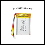 3.7V 600mAh 582535 lithium polymer rechargeable battery