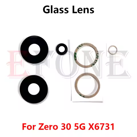For Infinix Zero 30 5G X6731 Rear Back Camera Glass Lens With Adhesive Sticker Replacement Repair Pa