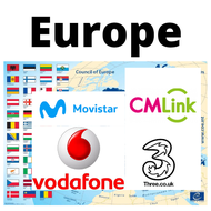 Europe Travel Sim Card Unlimited Data + Call