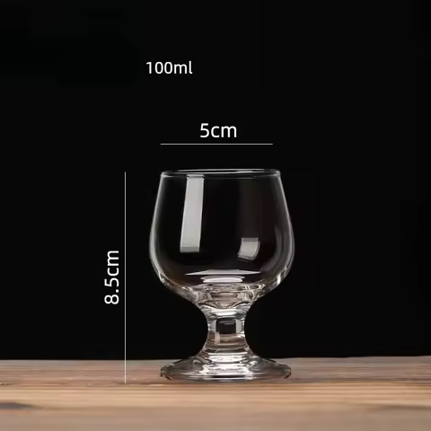 1PC Glass wine glasses set large glass tall red wine glasses short cognac cups for home use.
