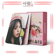 55pcs IVE《IVE EMPATHY》Pink Love Group LOMO Cards Set Collection Kpop Wonyoung Rei Yujin Leeseo Gaeul