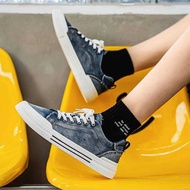 C Male Canvas Sneakers Hip-Hop Shoes Large Size 47 48 Boy Trainer New Streetwear Denim Men