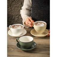 Cawan Latte 300ml Cawan Kopi Barista Kompetitif | 300ml Latte Cup Komersial Kopi Espresso Cappuccino