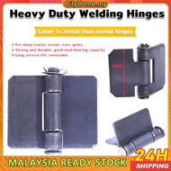 Weld On Hinges Heavy Duty Thickened Weldable Gate Hinges Door Bearing Weld on Butt Hinges for Traile