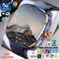 5G/4G Full Network Smart Watch 2.40 inch 720*720 AMOLED Screen Video Call 8GB+128GB RAM 2100 mAh Goo