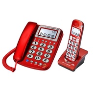 SANLUX 台灣三洋 數位子母無線電話機 DCT-8917 紅色