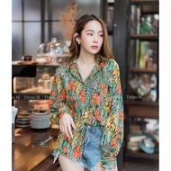 Tm 5768 Cheetah lapel shirt import