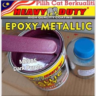 ME005 DARK PURPLE ( Metallic Epoxy Paint ) METALLIC EPOXY FLOOR PAINT [ HEAVY DUTY ] PROTECTIVE &amp; COATING Tiles &amp; Floor
