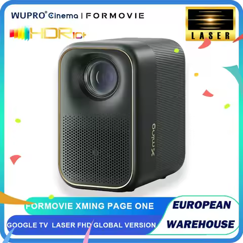 Formovie Xming Page One Smart Projector The World's First Google TV LCD Projectors Portable Mini For
