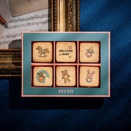 【簡單李XDITTO 畫框系列 彌月禮盒】6入綜合達克瓦茲