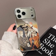 Anime 91 Days Phone Case Electroplated Metal Bumper Case for iPhone 17 16 15 14 13 12 Pro Max Plus S
