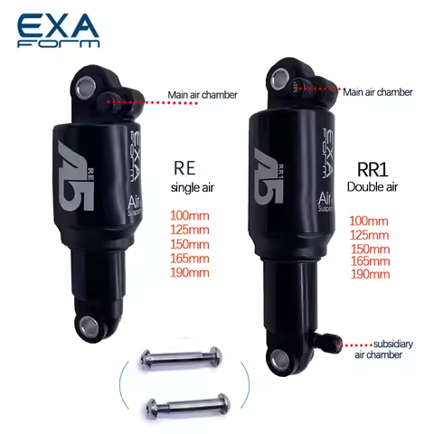 KS A5 RE RR1 Air Rear Absorber Shock MTB Bicycle Double Single EXA Form Mountain Bike 100 125 150 16