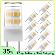 10pack G8 Bulb Warn White 3000K 3W Equivalent 20W-25W Halogen Bulb for Under Cabinet Light Puck Ligh