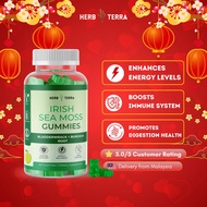 Herb Terra Irish Sea Moss Gummies – Irish Sea Moss + Burdock Root + Bladderwrack + Sodium – Healthie
