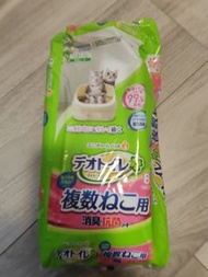 日本 Unicharm 1 週間 消臭抗菌 多貓超強尿墊 8片裝 (雙層貓砂盆專用)